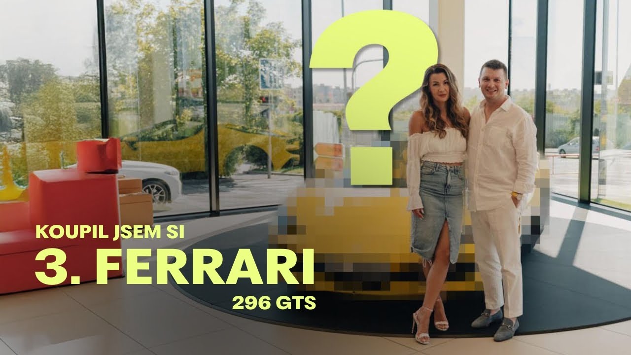 Jak to vypadá, když si přebíráš nové Ferrari 296 GTS?