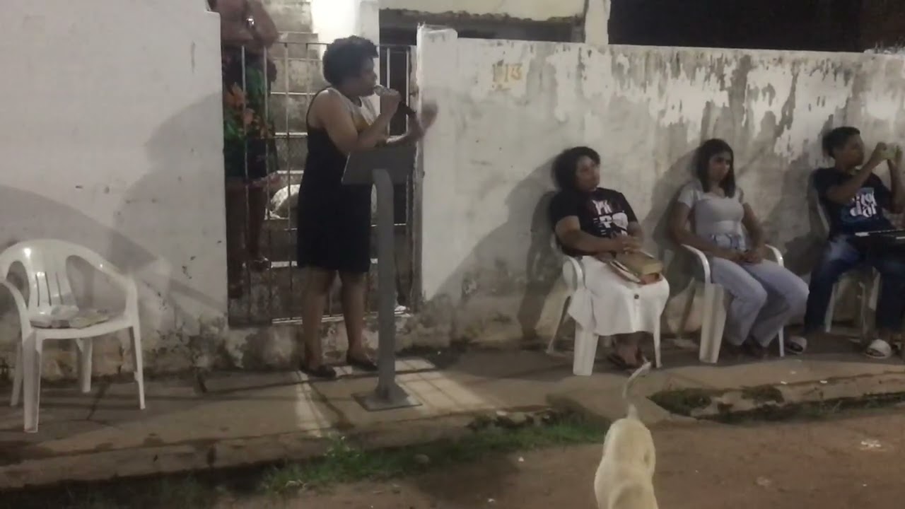 Culto maravilhoso na comunidade do ponto de pregação.parte 1