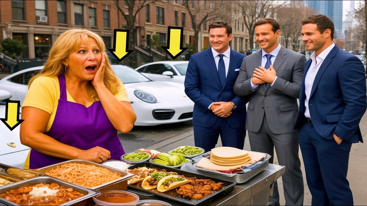 SALESWOMAN FED THREE ORPHANED SIBLINGS… YEARS LATER… 3 PORSCHES ARRIVED AT HER STAND