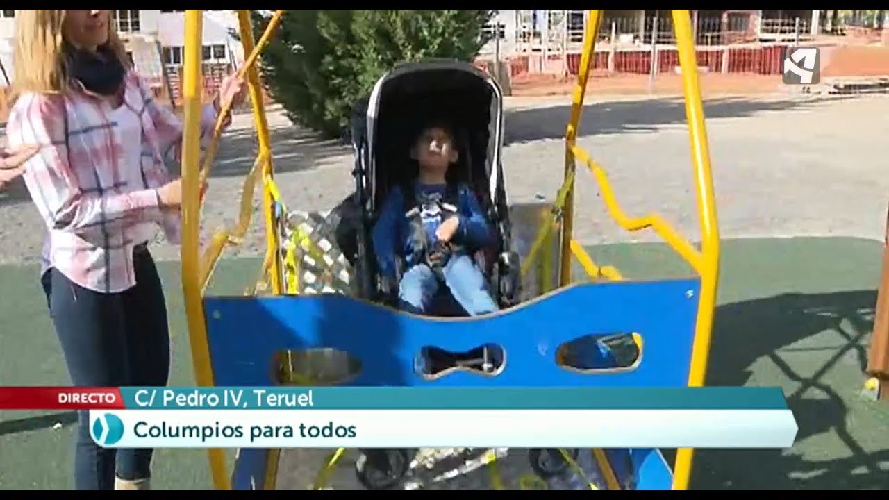 Columpios adaptados en Teruel