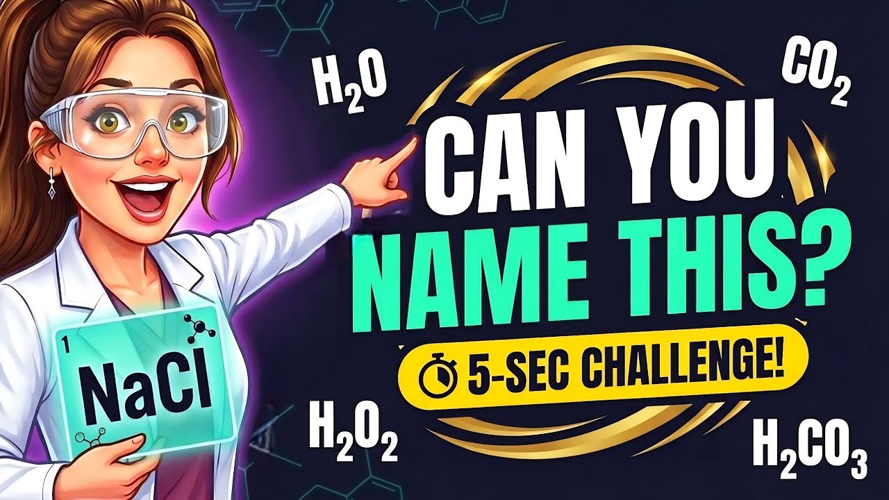 Name The Chemical Compound In 5-sec Challenge e #quiz #chemistroland #chemistry