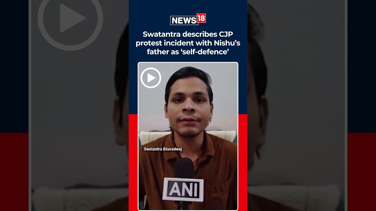 Swatantra Bharadwaj Calls Protest Incident &lsquo;Self-Defence&rsquo; Amid Row With CJP Activists | N18S