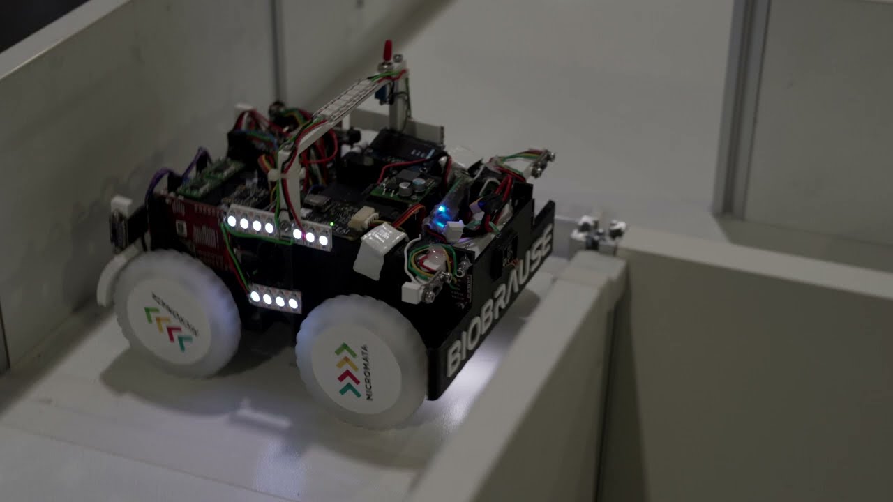 RoboCup Junior 2024 Maze - 10th Run Team BioBrause | german championship