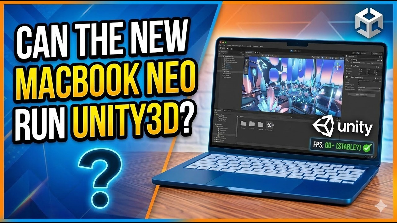 Can The New MacBook Neo Run Unity3d? | Game Development Quick Test