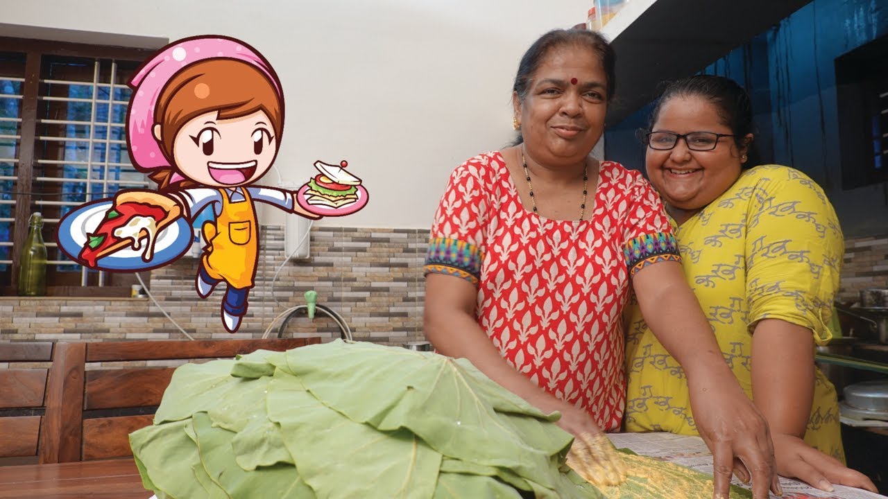 Swetha & Amma Special Patrode - പത്രോടെ അഥവാ ചേമ്പില അപ്പം (Konkani Special Cuisine)