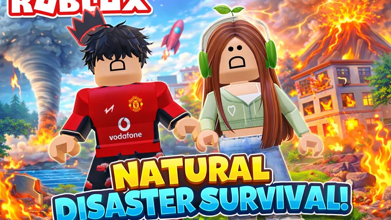 JOGAMOS COM UM HACKER!!😨😰(Natural Disaster Survival)