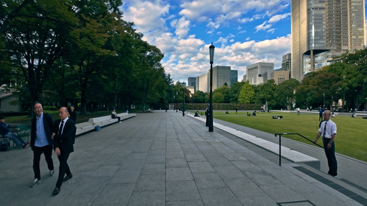 Tokyo Park Stroll [4K] Serene Hibiya Park & Shimbashi
