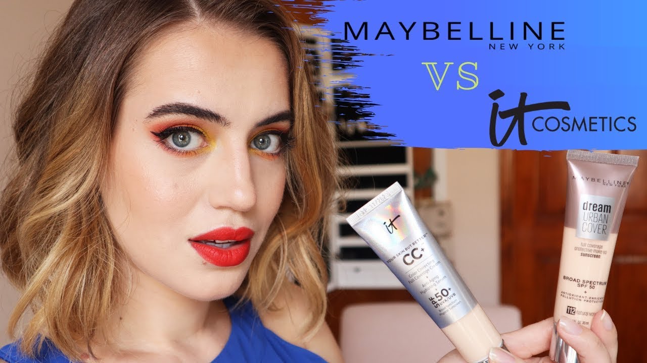 Maybelline FOUNDATION SPF 50 - Wear test! | DRUGSTORE DUPE for It Cosmetics CC Cream? Madella Beauty