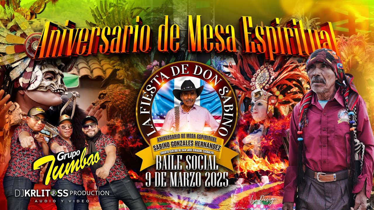 01 Mix Lagrimas de Santo Tomas La Fiesta de Don Sabino 09 03 2025 DjKrlitossProduction Grupo Tumbao