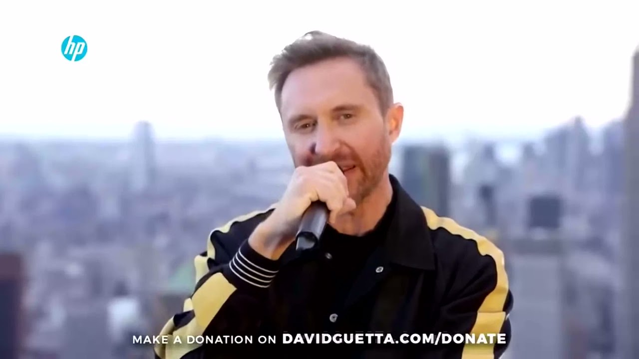 David Guetta honoring the dead