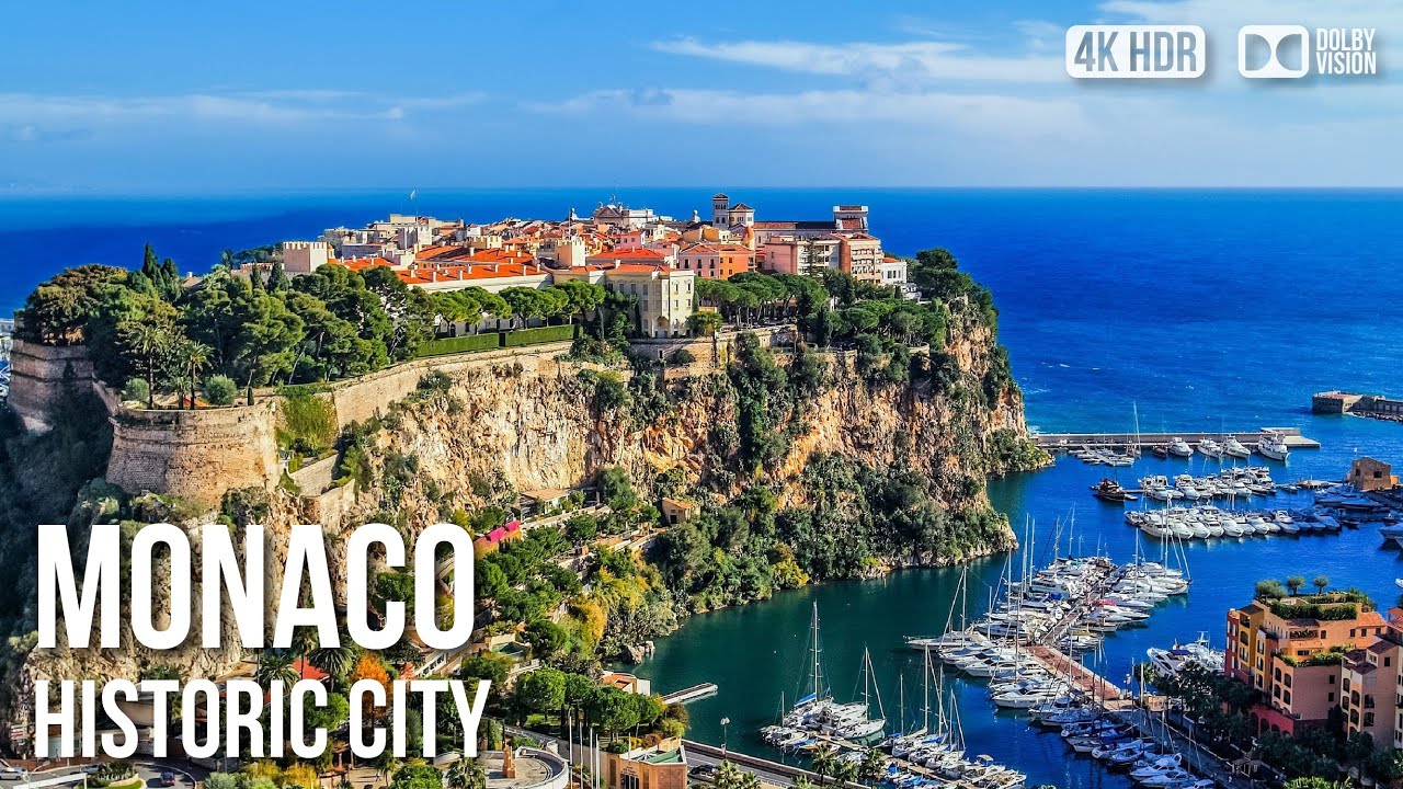 Monaco-Ville (Old Town), Prince's Palace - 🇲🇨 Monaco [4K HDR] Walking Tour