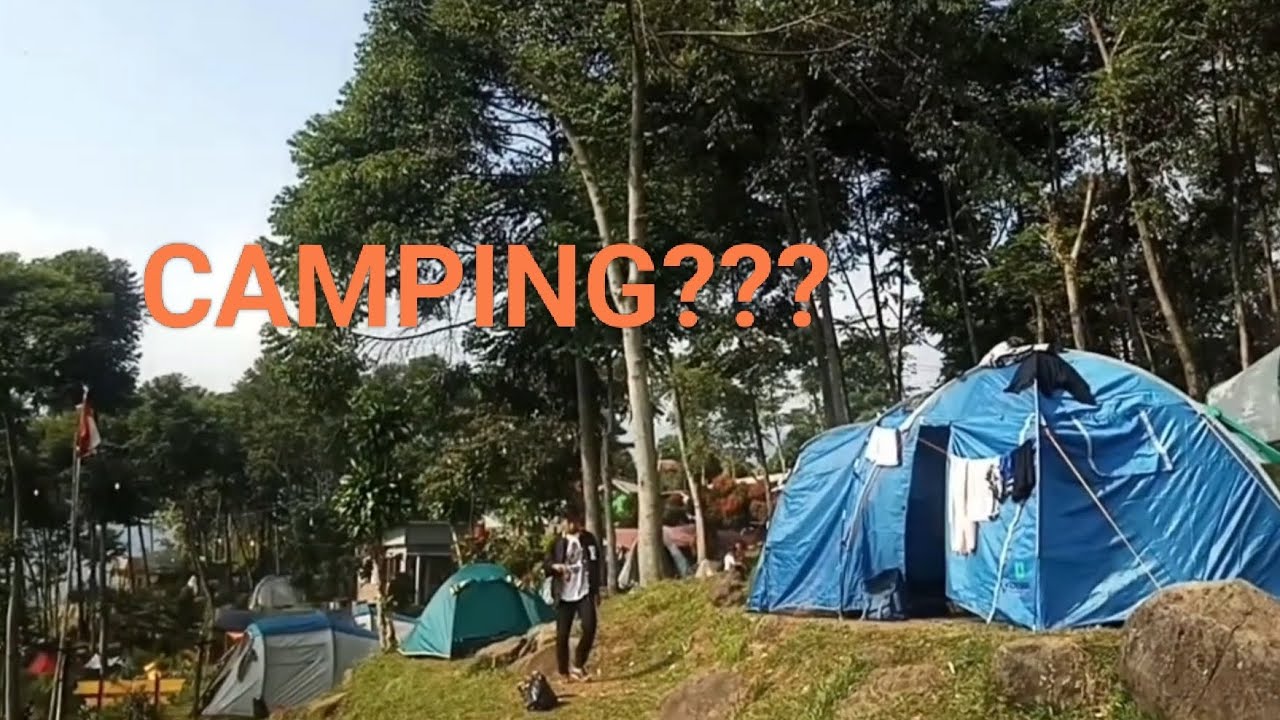Walau camping biasa, tapi asyik aja..