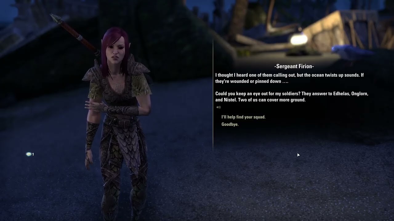 Elder Scrolls Online Solo: Sergeant Firion Quest: Sea Vipers and Shipmates 🎮