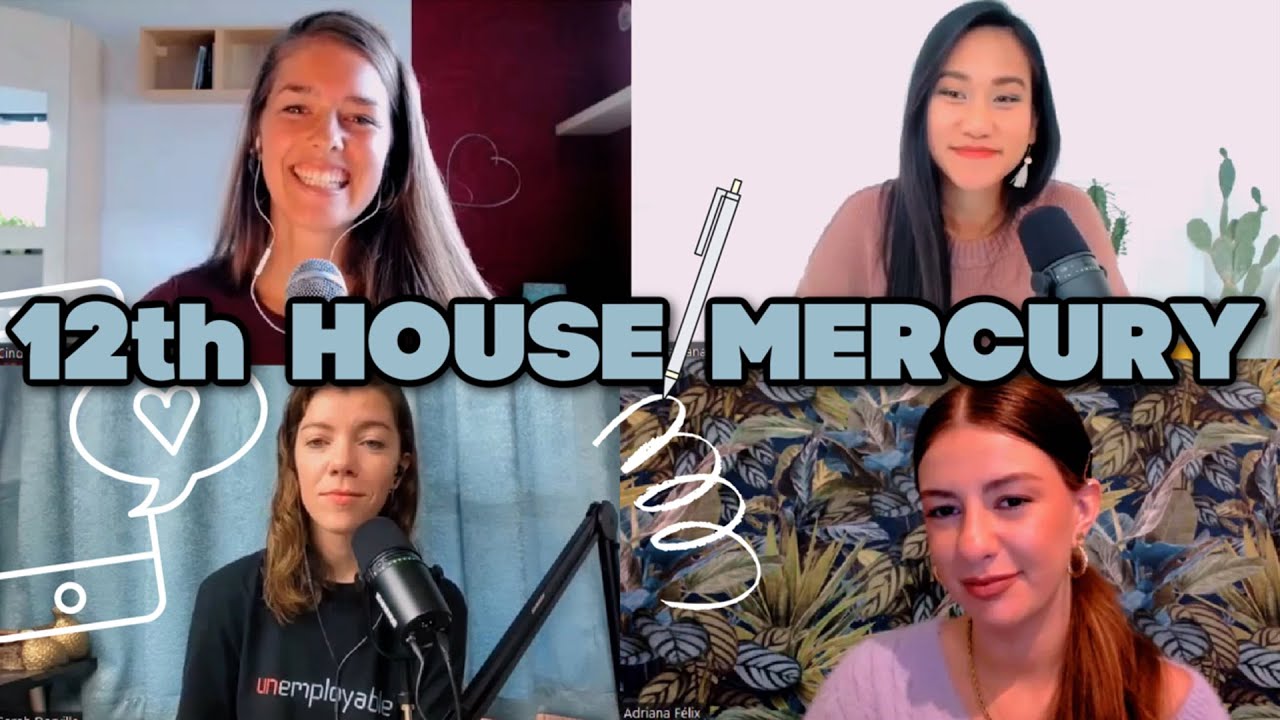 Mercury in the 12th House Conversations 🌹 // Mercury in the 12th House in Astrology