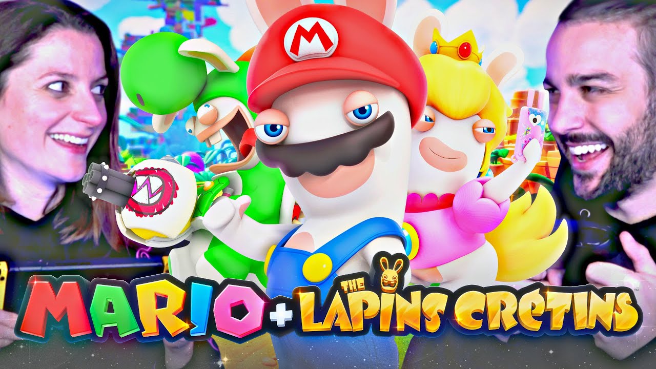 GUILLAUME VS KIM SUR MARIO LAPINS CRÉTINS !