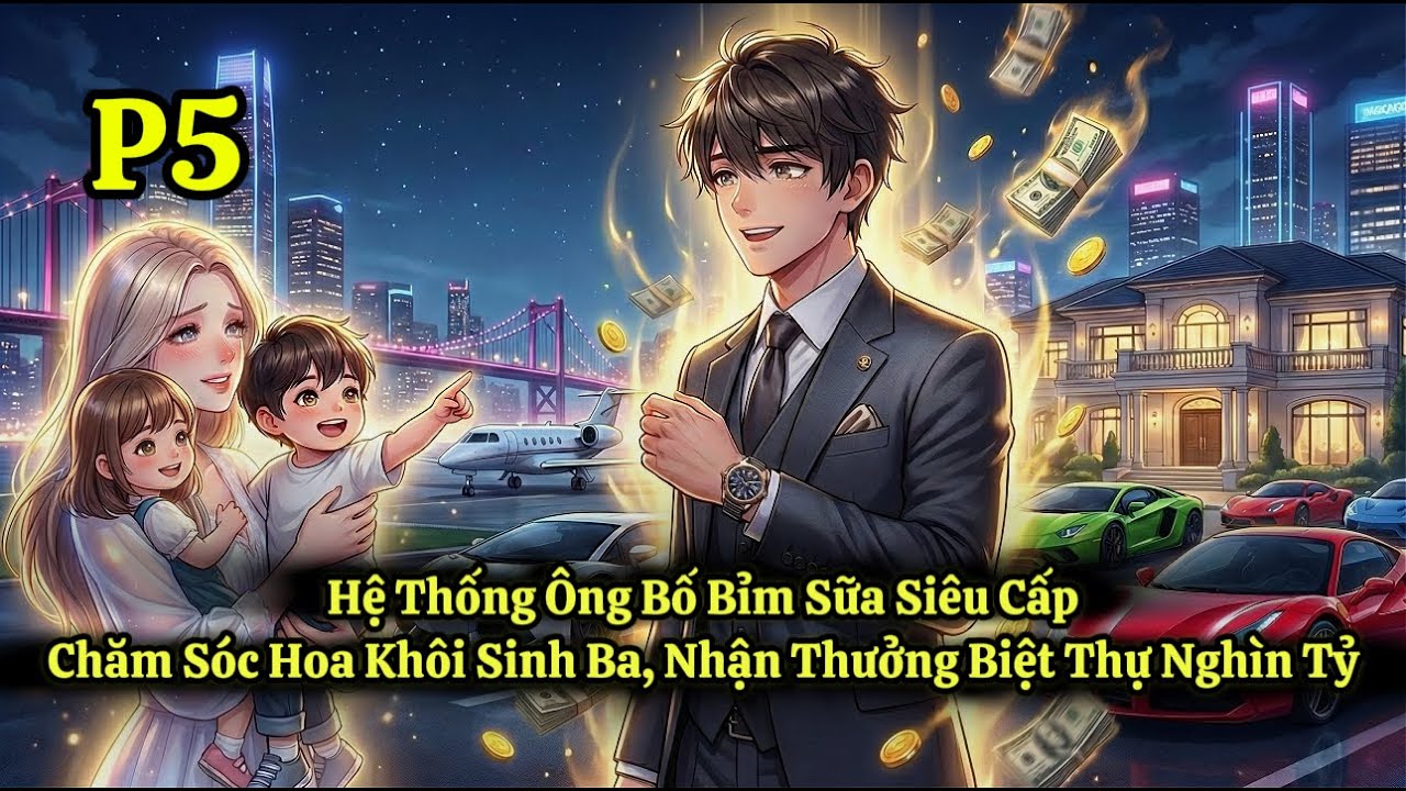 Hệ Thống Ông Bố Bỉm Sữa Siêu Cấp,Chăm Sóc Hoa Khôi Sinh Ba, Nhận Thưởng Biệt Thự Nghìn Tỷ | P5