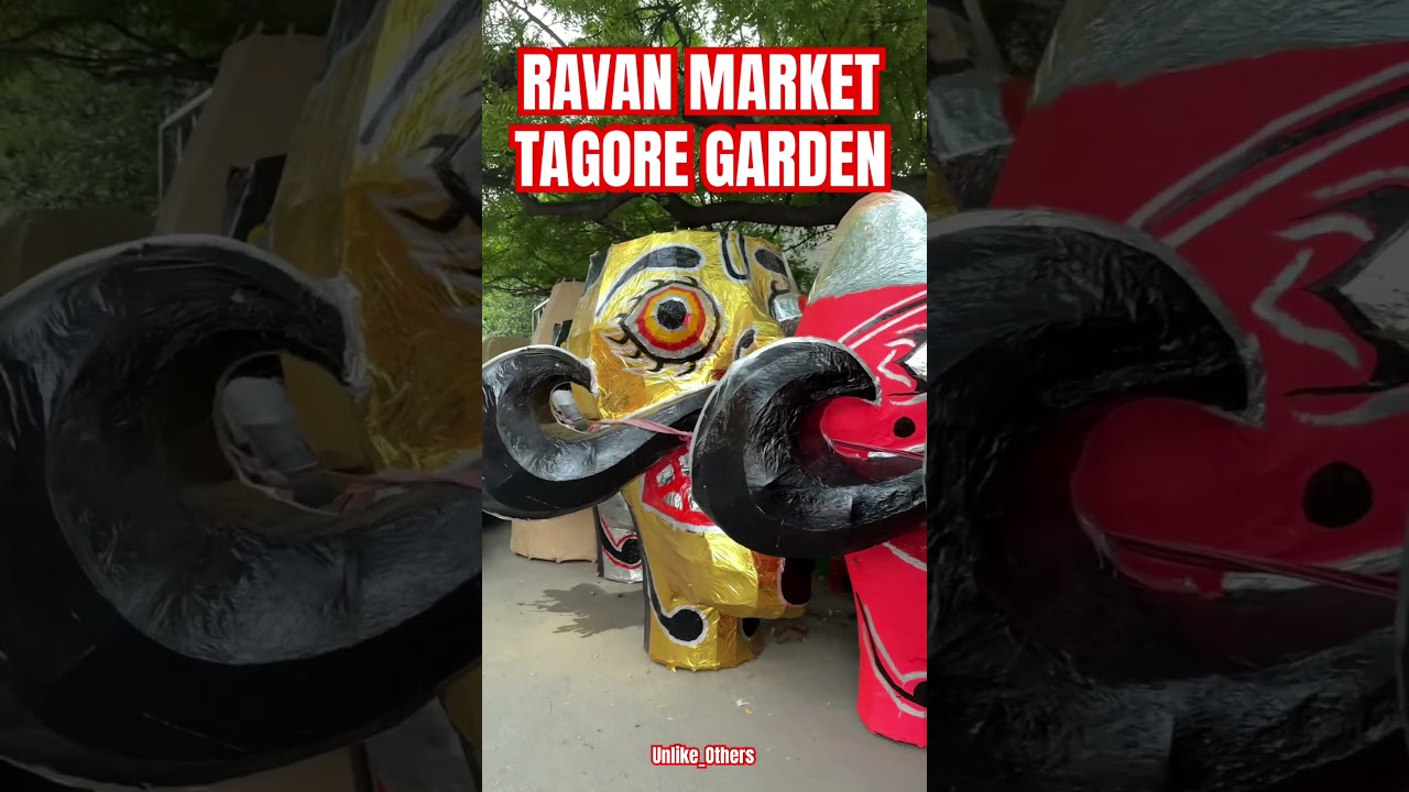 55 Feet Ravan 👺😳 Delhi biggest Ravan Market 