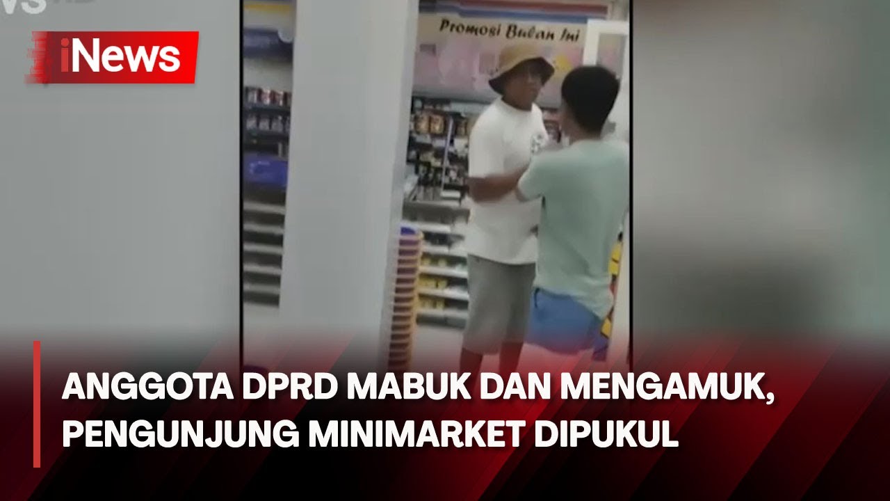 VIRAL! Anggota DPRD Halmahera Tengah Ngamuk di Minimarket, Pengunjung Dipukul