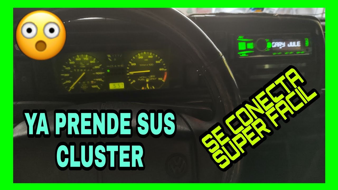 CÓMO CONECTAR LUCES DEL CLUSTER JETTA MK2/GOLF MK2