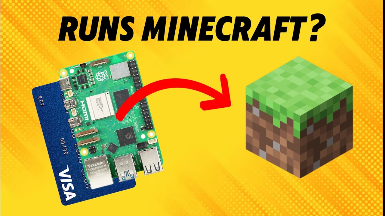Playing Minecraft on a Credit-Card Sized Computer...