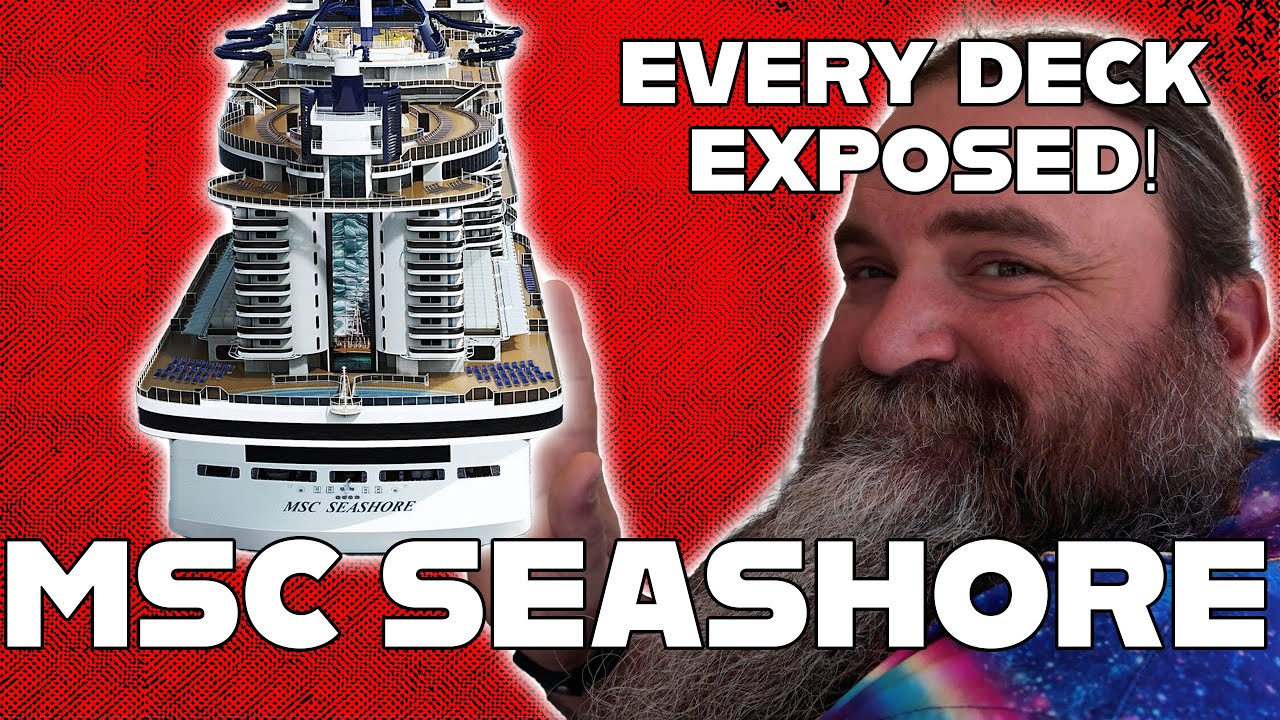 MSC Seashore FULL SHIP TOUR Every Deck Exposed!