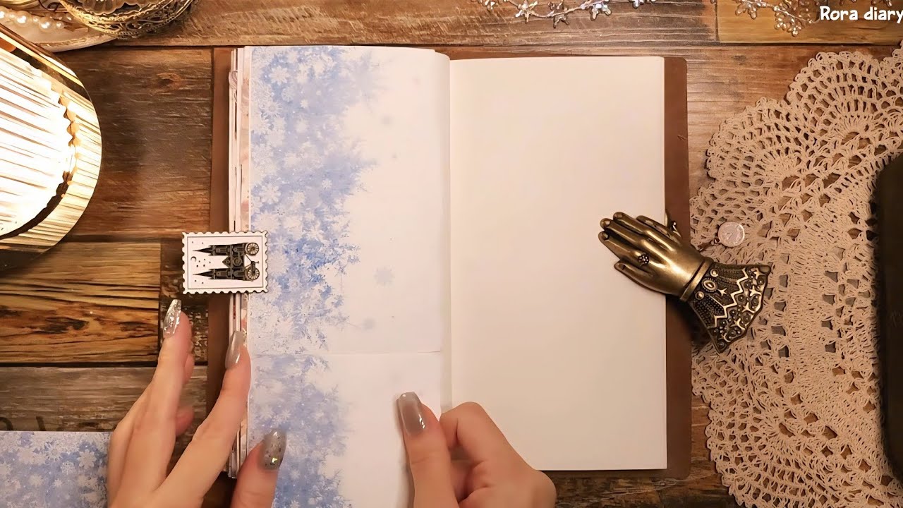 겨울날의 꿈❄️ | Winter Dream 다이어리 꾸미기 #scrapbooking ASMR  