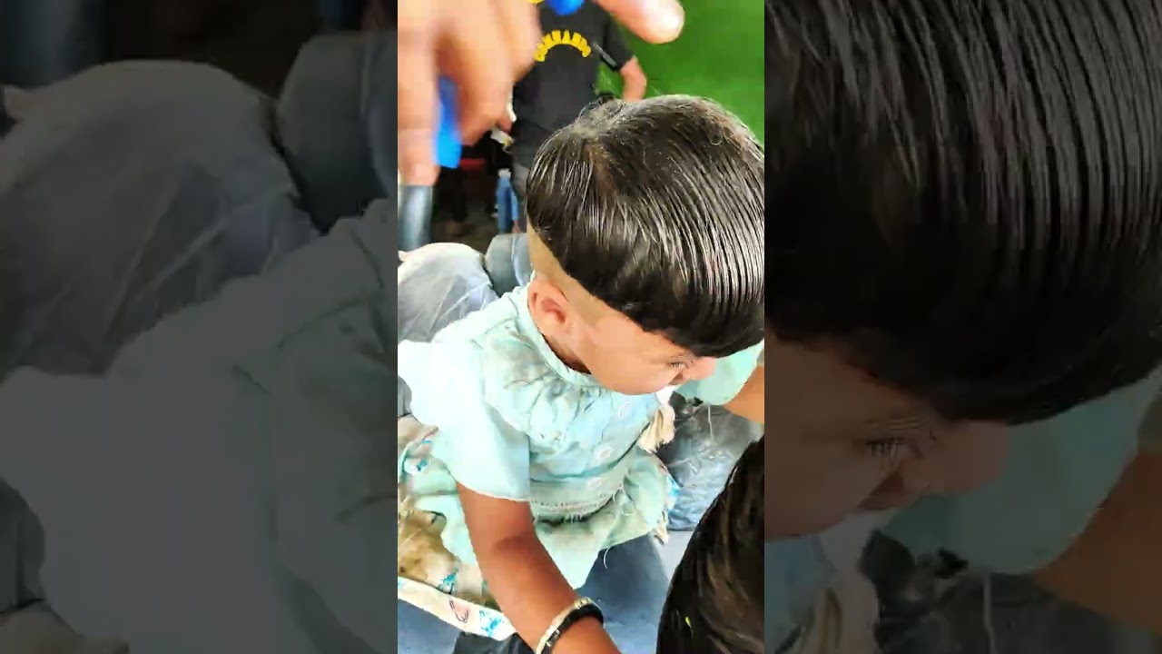 Baby Girl👧Clean Sides & Undercut Straight Bangs🌟 