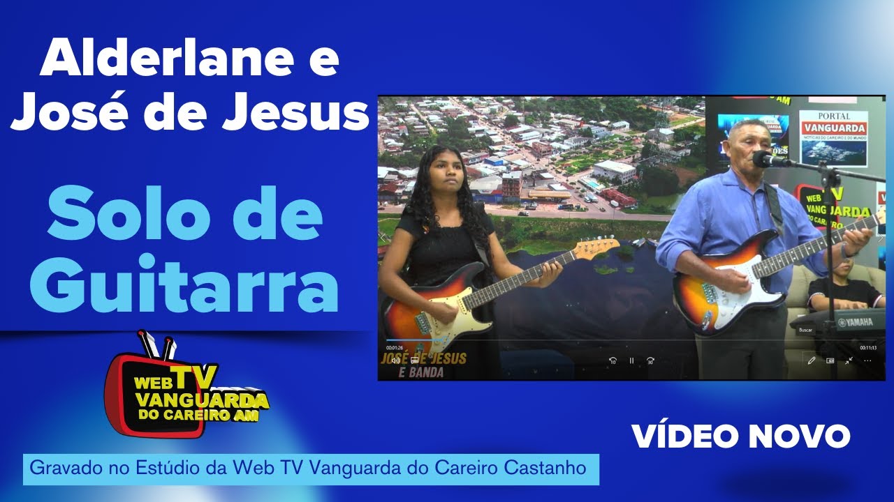 JOSÉ DE JESUS NO NOVO ESTÚDIO DA WEB TV VANGUARDA EM CAREIRO AMAZONAS