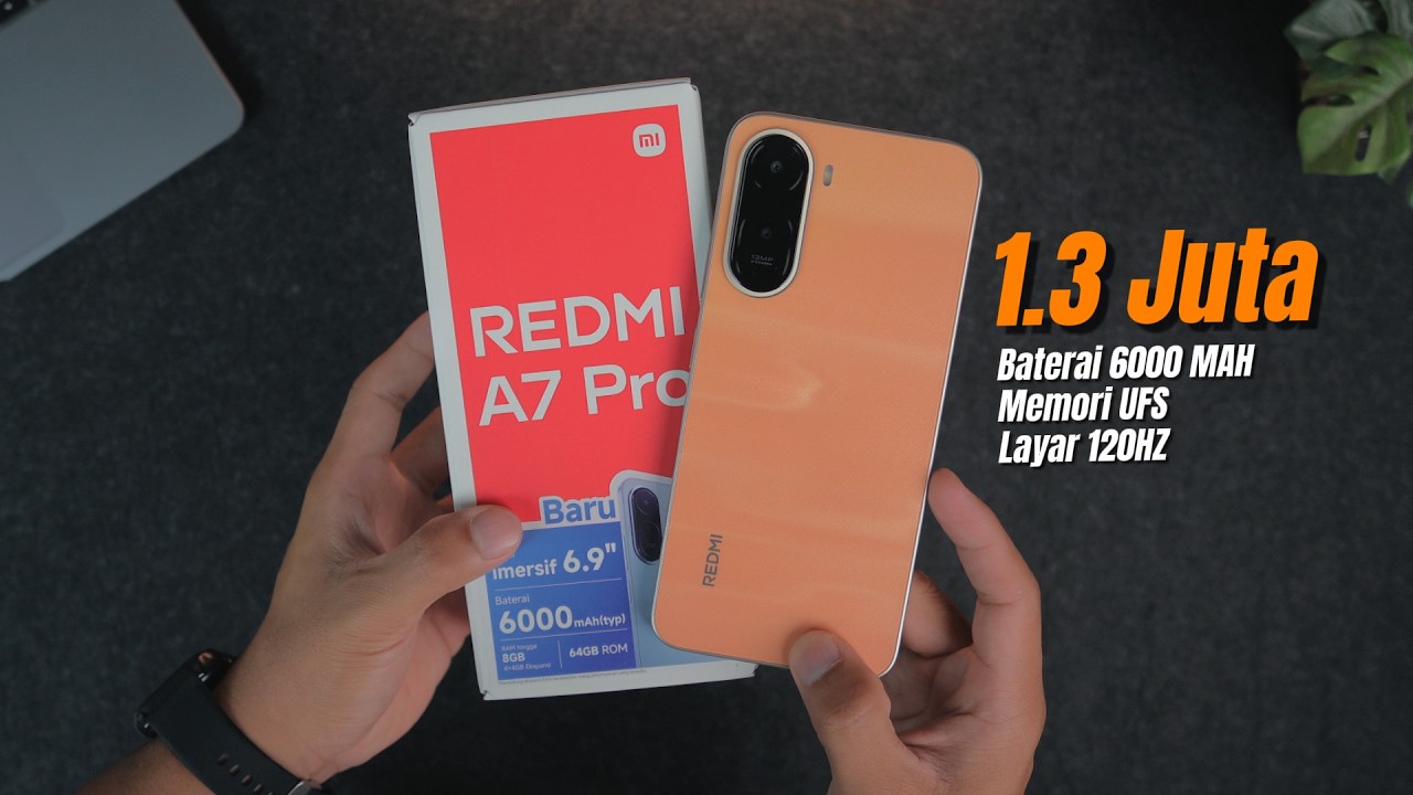 1 Jutaan Layar 120HZ, Memori UFS !! Unboxing & Tes Kamera REDMI A7 PRO