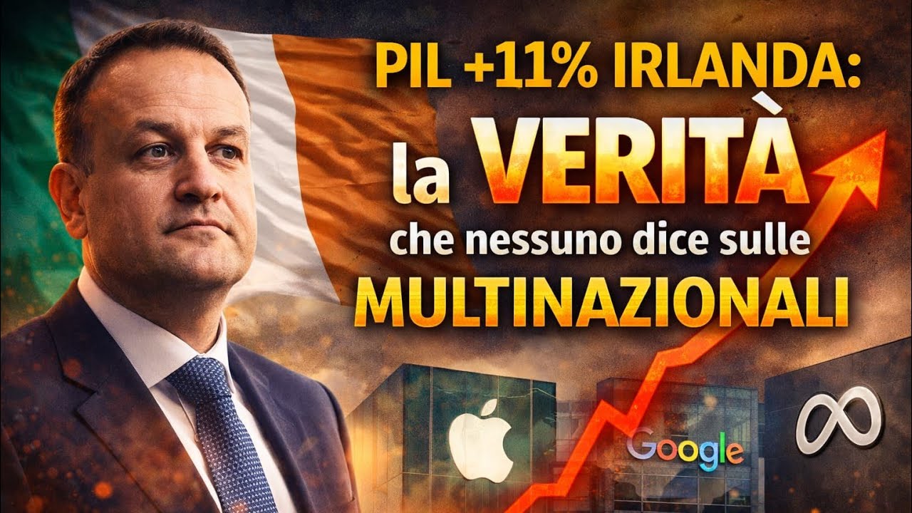 PIL +11% in Irlanda e multinazionali: la verità che NESSUNO dice.