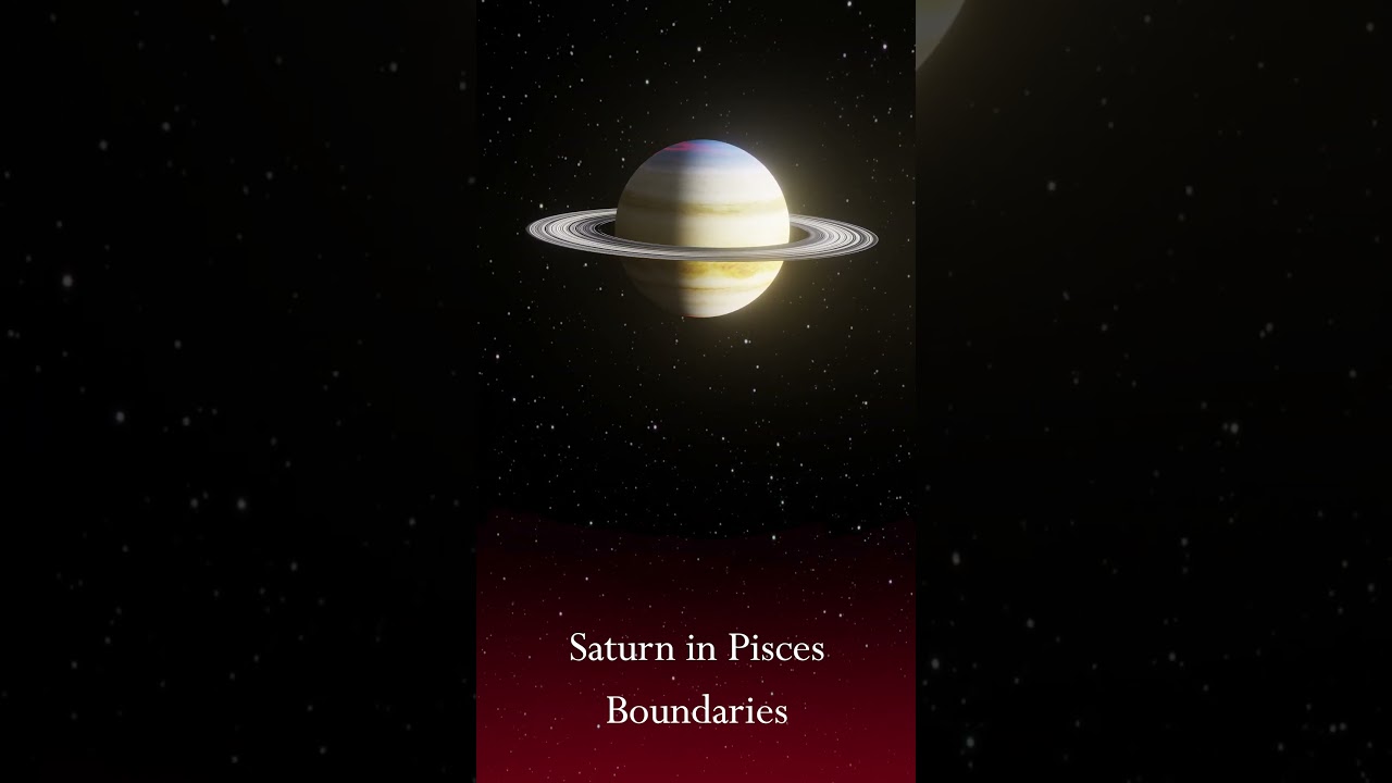 Saturn in Pisces BOUNDARIES  #shorts