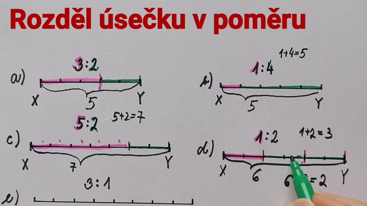 Rozděl úsečku v poměru