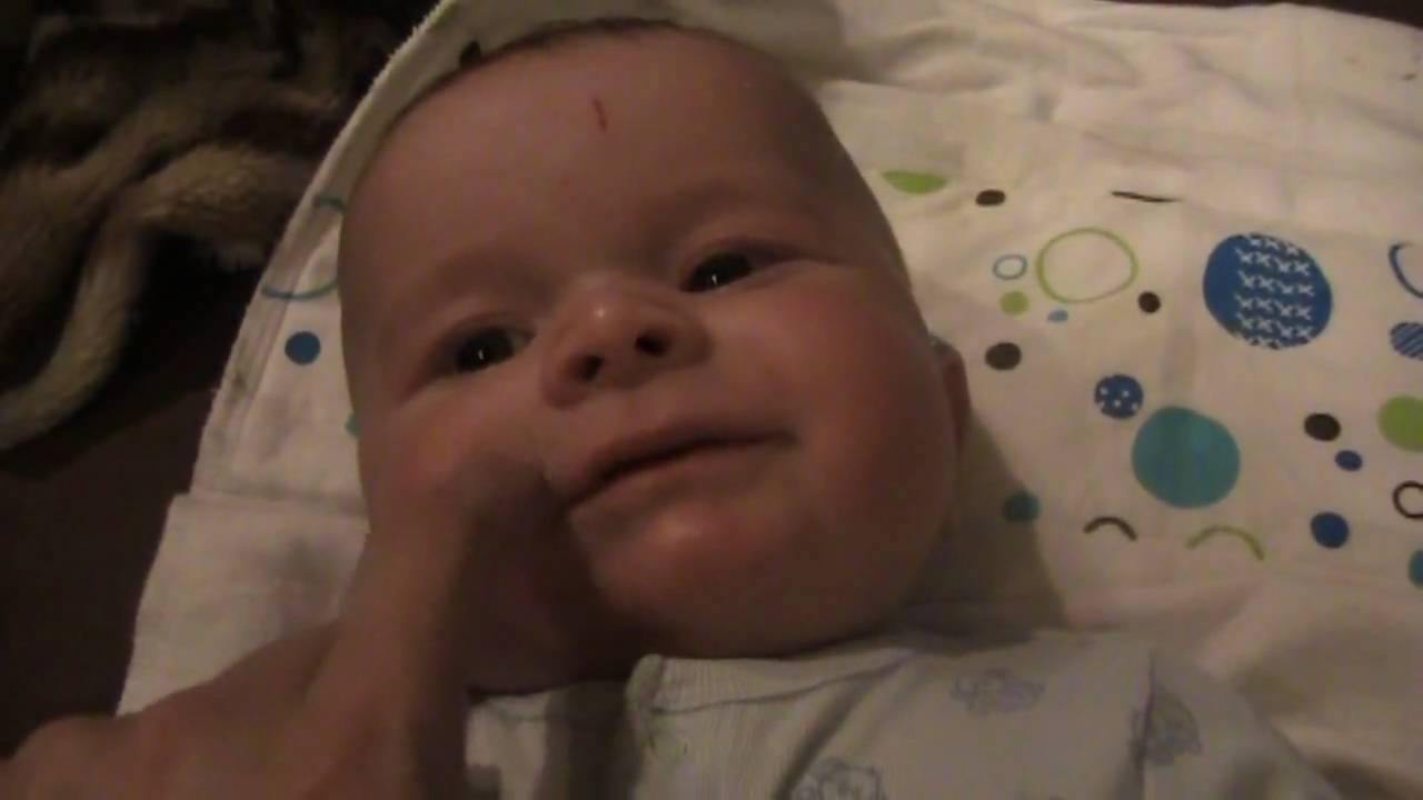Hudson's ticklish!
