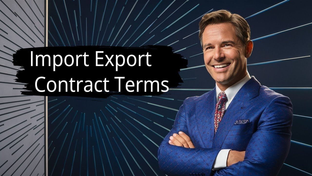 Import Export Contract Terms Explained (a complete guide) |P8