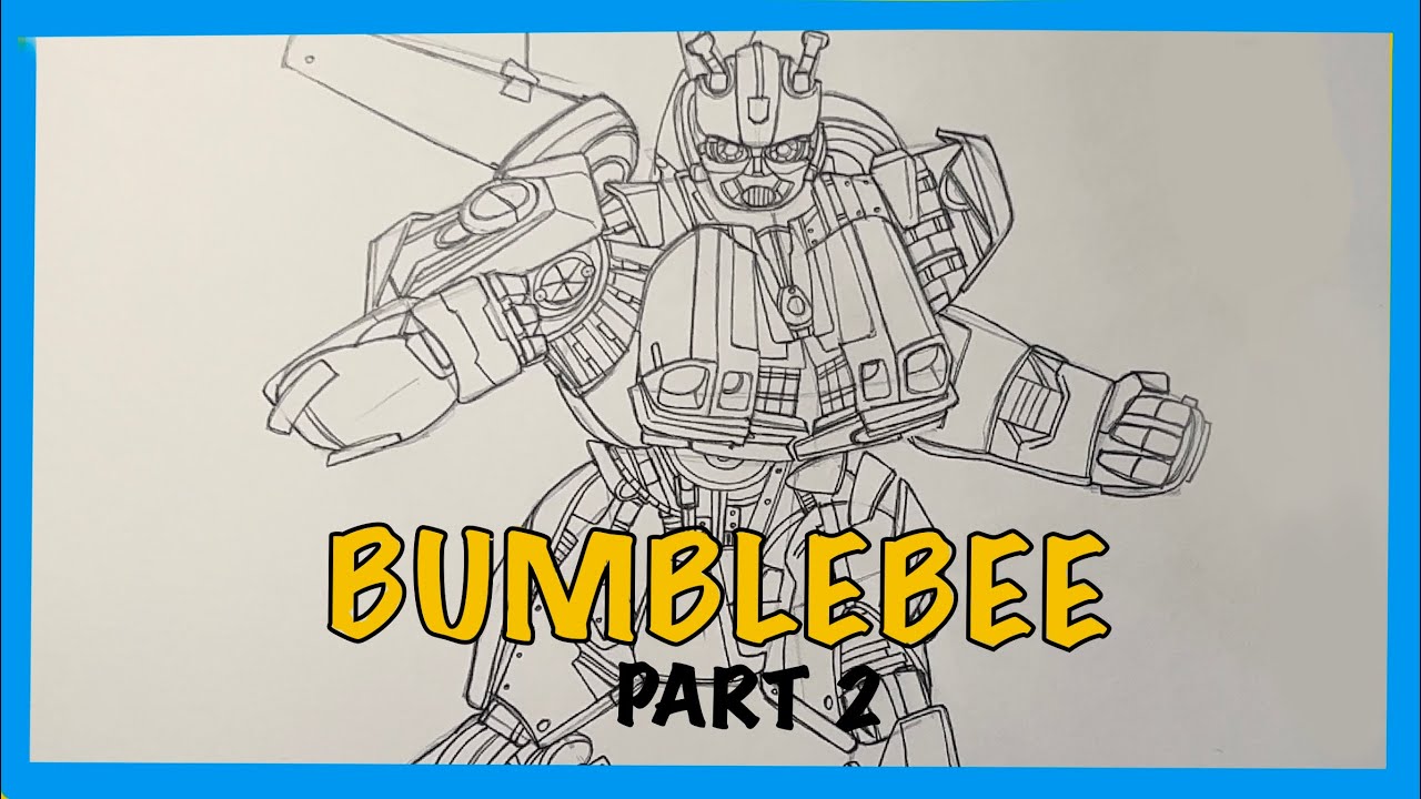 How To Draw BUMBLEBEE(DRAWING TUTORIAL)| PART 2
