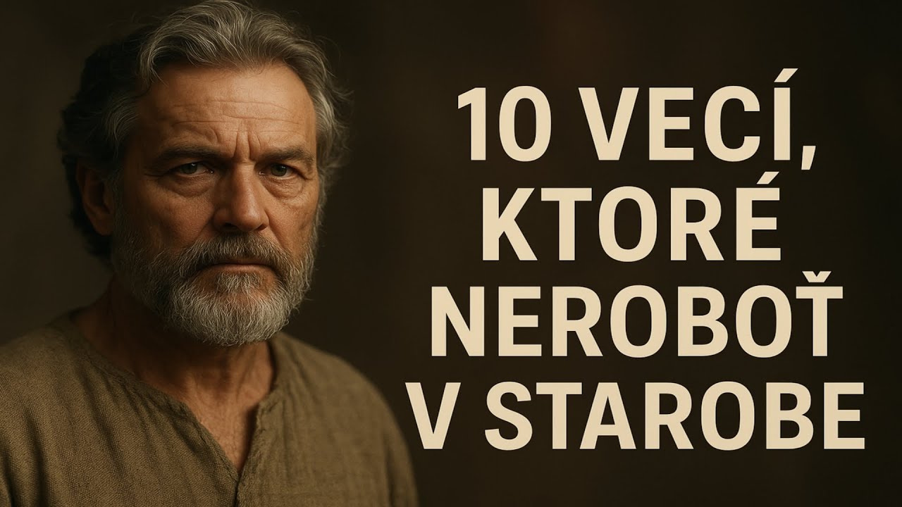 10 vecí, ktoré nerobiť v starobe | Stoicizmus