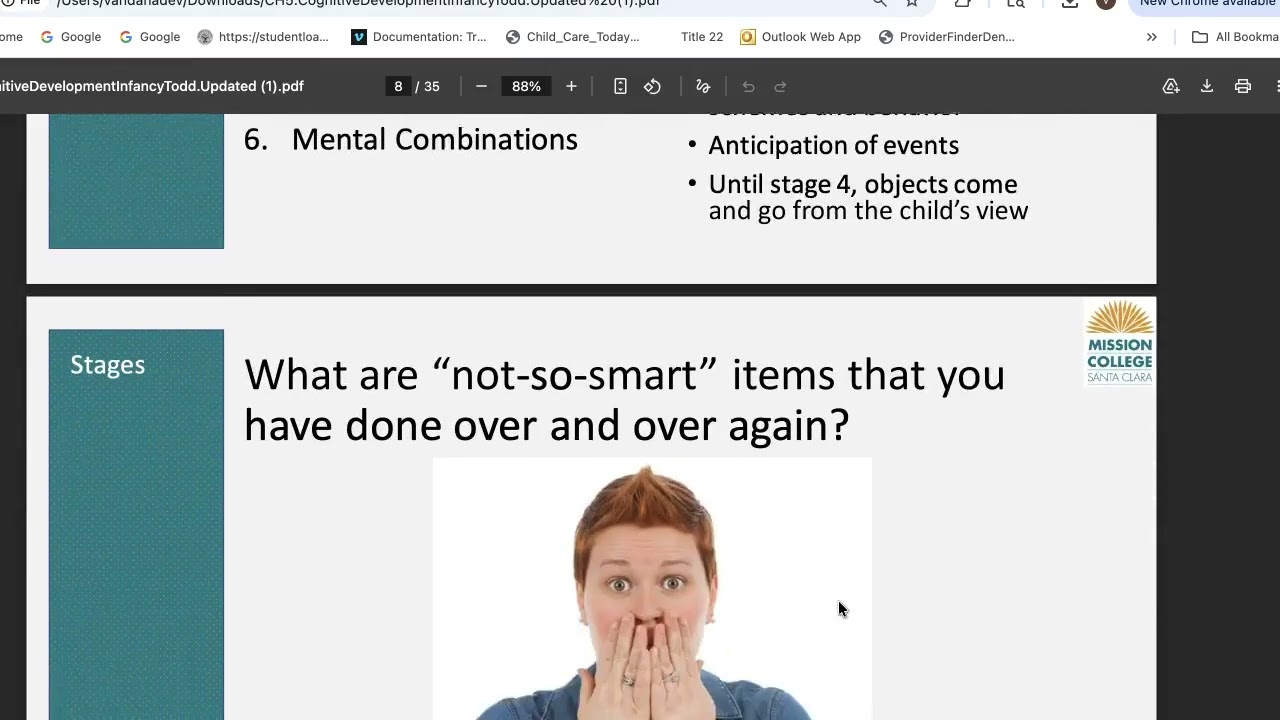 Ch 5 Cognitive Development in Infancy and Toddlerhood