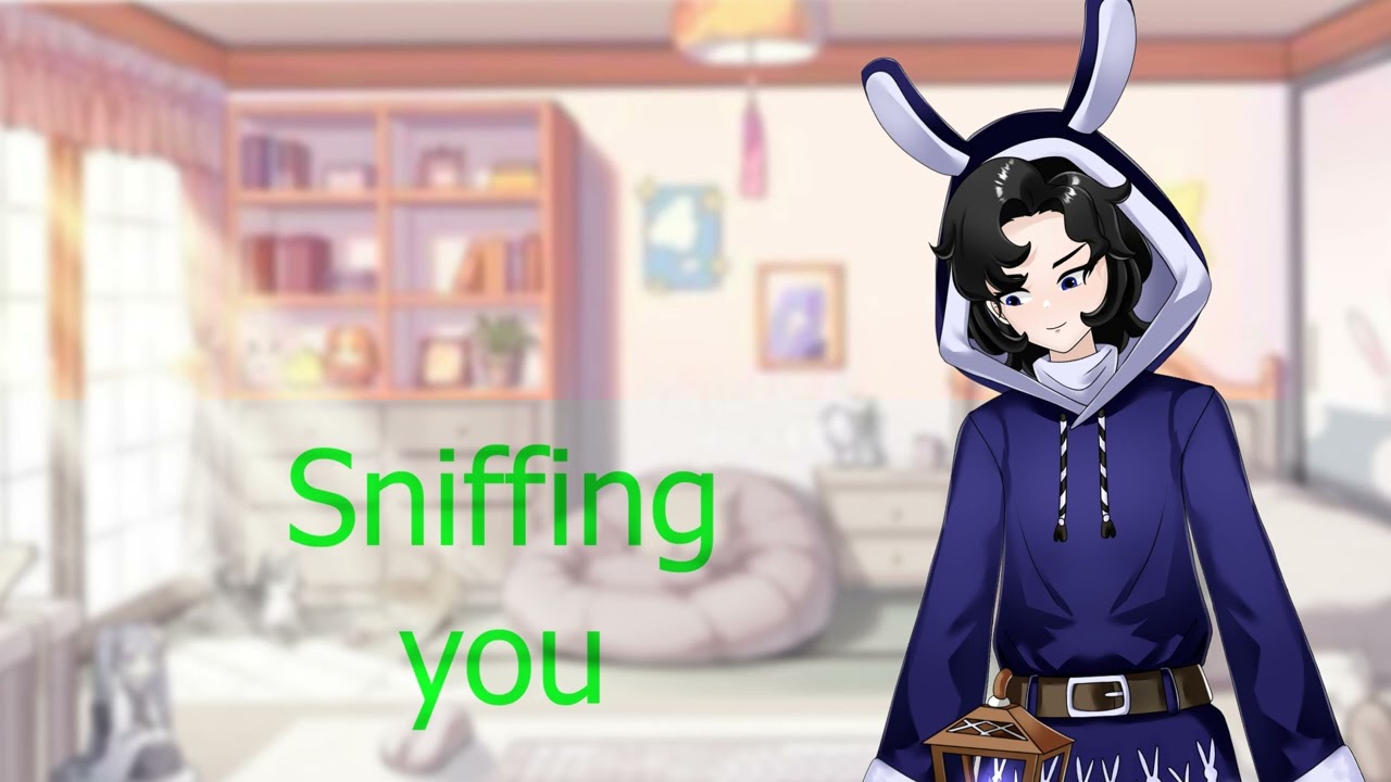Sniffing ASMR 💕 Bunny Girl No Talking 3Dio Ear to Ear Sniffs