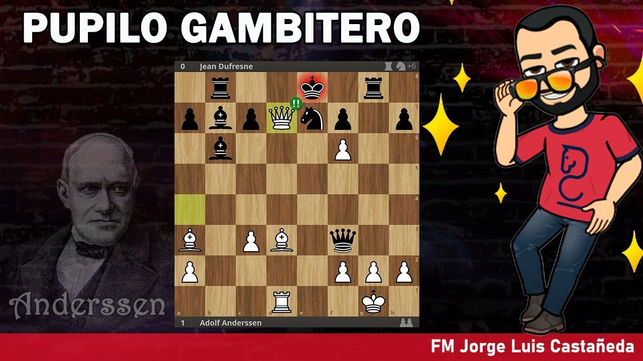 La Partida m&aacute;s bella de la historia en el Gambito Evans / La SIEMPREVIVA de Anderssen!!