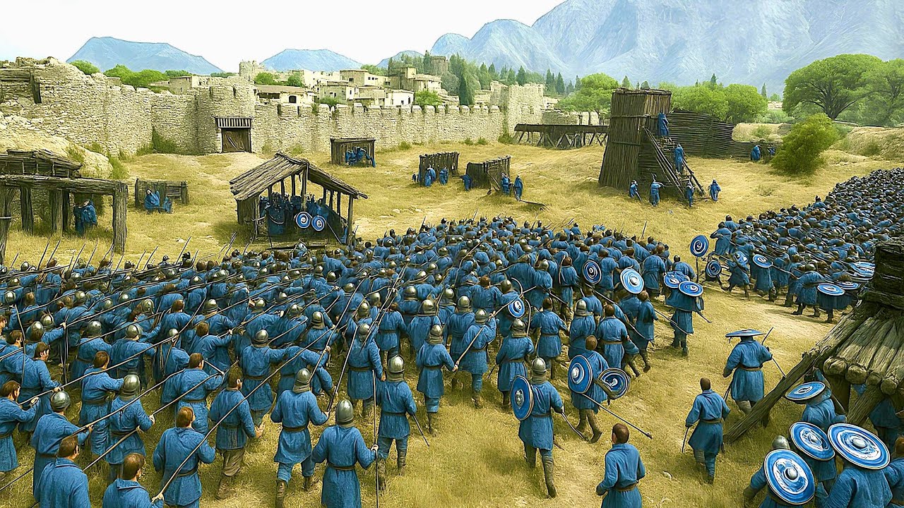 2000 vs 2000 Epic Castle Siege – Sturgians vs Aserai | Mount & Blade 2 Bannerlord