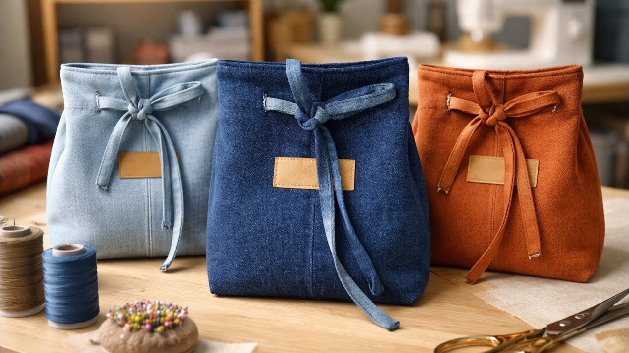 You won't believe what you can make with old jeans/Sewing a bag from old jeans is very easy