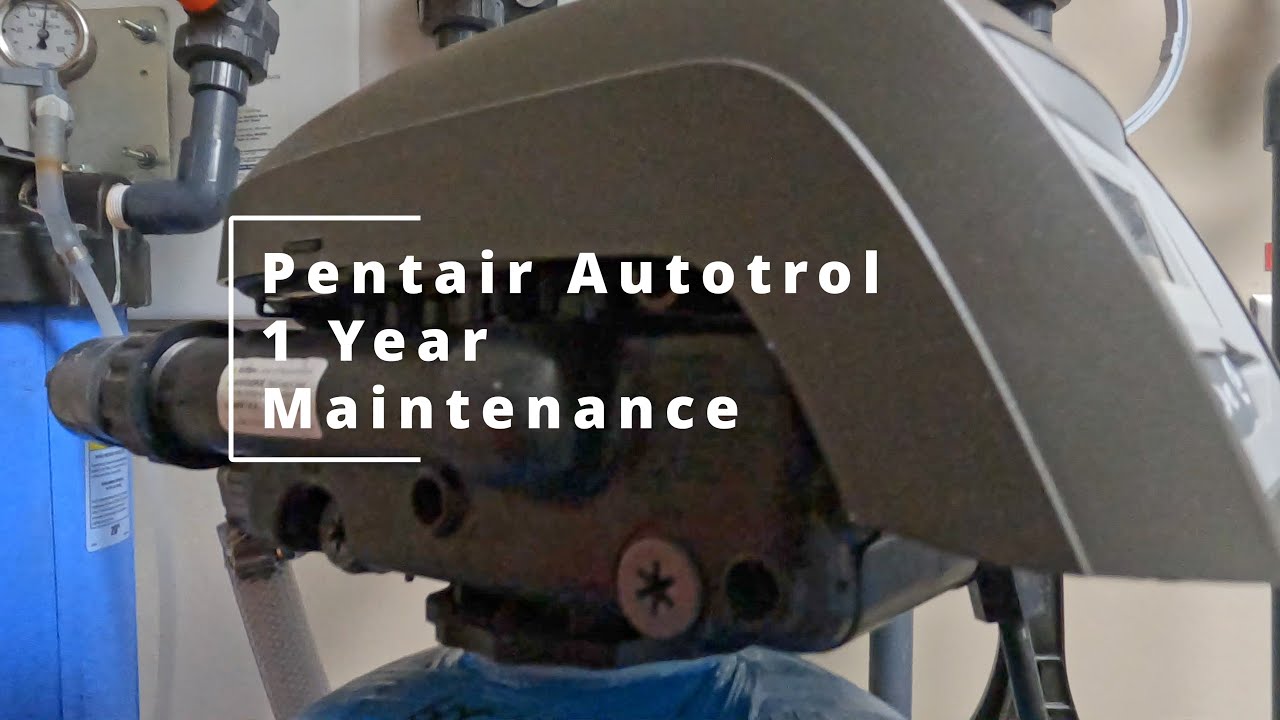 Pentair Autotrol 1 Year Maintenance #watertreatment #watersoftener #maintenance #hardwater
