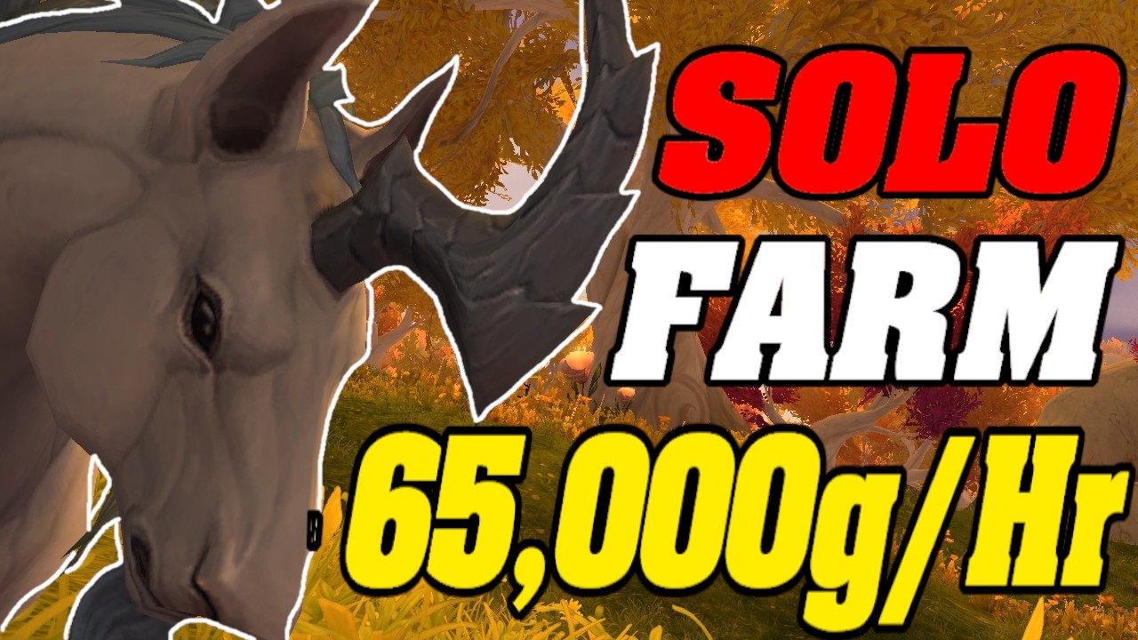 65 000 г/час в одиночку на золотодобывающей ферме CASINO! Снятие шкур! Midnight WoW