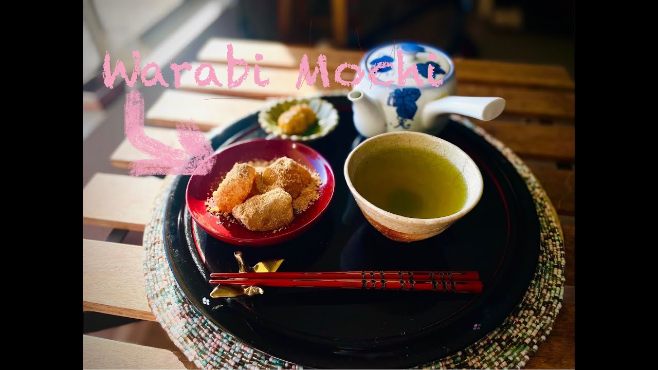 How to make Warabi Mochi with a Kit Easy Microwave Japanese Dessert 🍡