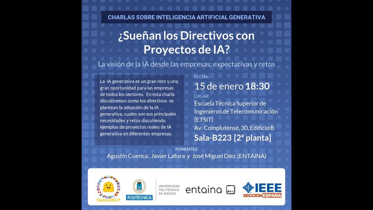 ¿Sueñan los directivos con proyectos de IA? Con Agustín Cuenca y Javier Lafora @ENTAINA