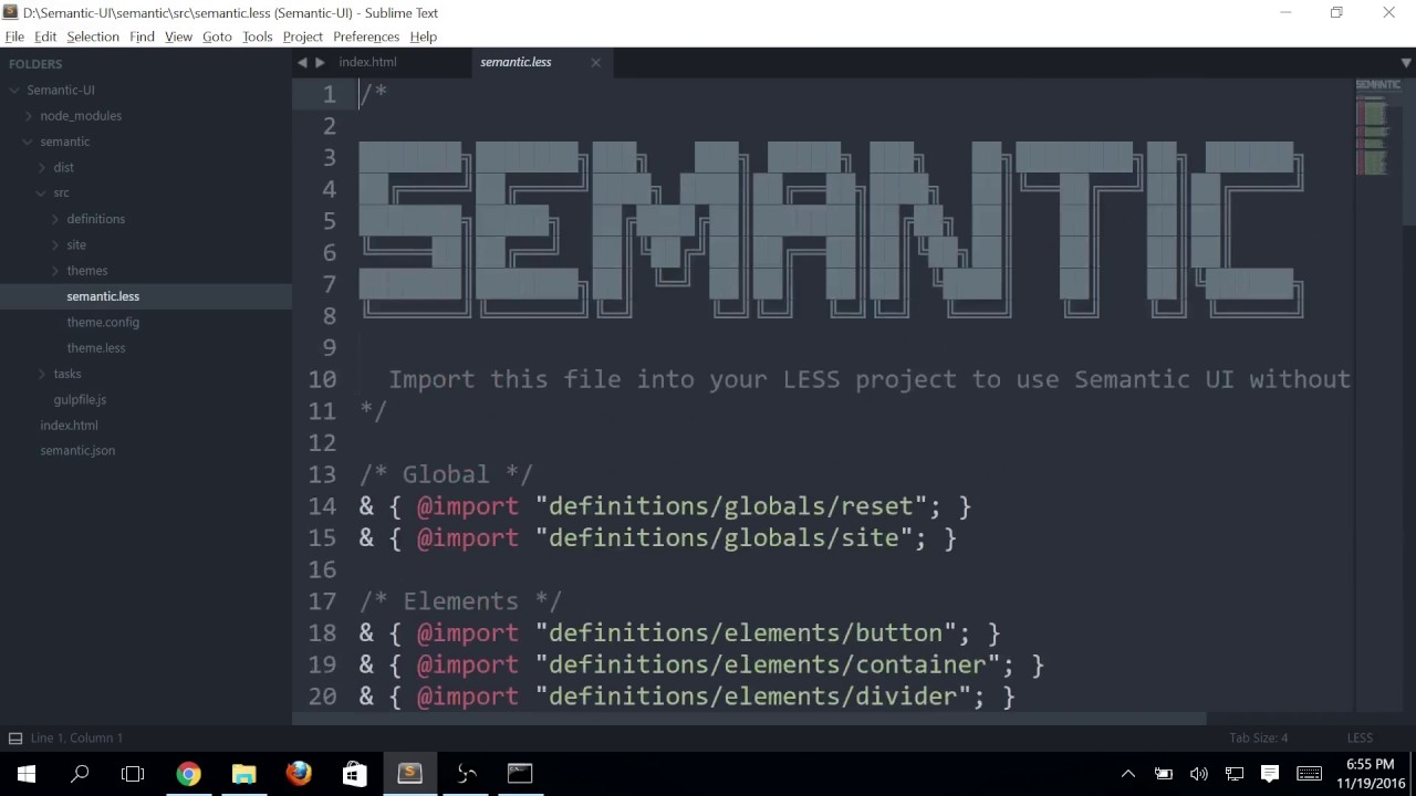 Semantic UI - Theming