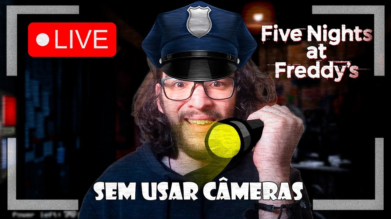 LIVE DO DILL JOGANDO FNAF 1 SEM CAM&Ecirc;RAS DIA 7 (NOITE 4)
