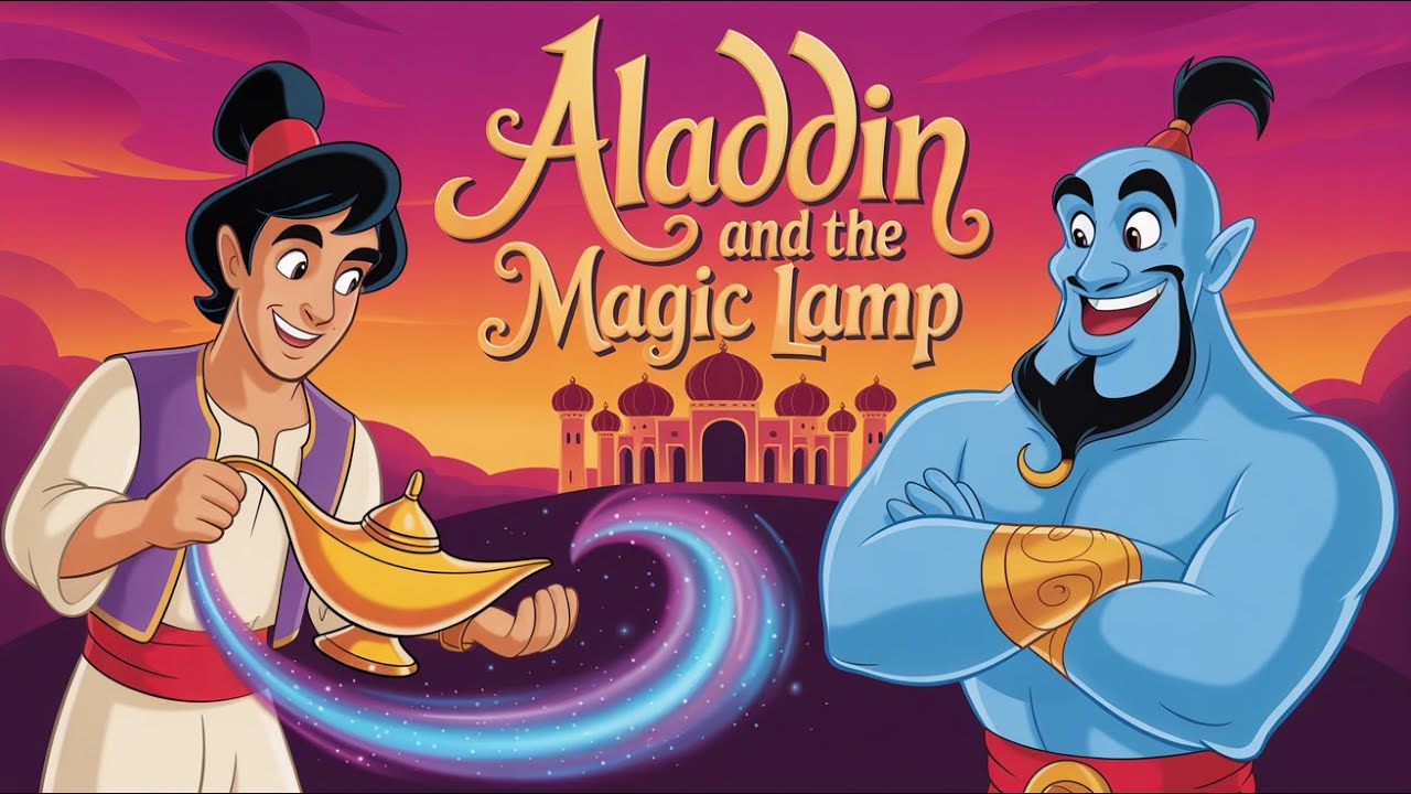 Aladdin's Journey From Poor Boy to Prince | Classic Fairy Tale for Children