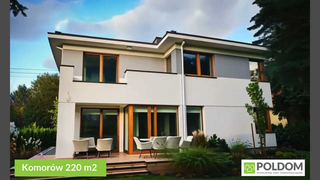 Elegancki dom w Komorowie &ndash; przestrzeń, komfort i natura w harmonii! Realizacje POLDOM