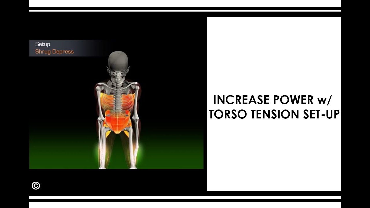 INCREASE POWER w/ THE TORSO TENSION SET-UP for golf